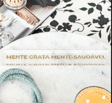 Barra decorativa em acrílico - Mente grata, mente saudável - Incomum Oficial