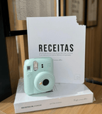 Kit Diário de Receitas - Memórias de Família + Instax 12 mini - Incomum Oficial