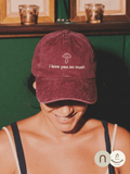 Boné I love you so mush - collab Mercearia Maravilha - Incomum Oficial