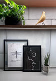 Pássaro - escultura em madeira e polirresina