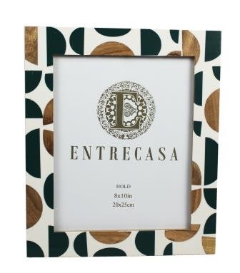 Porta - retrato bolas verdes (20x25 cm) - Incomum Oficial