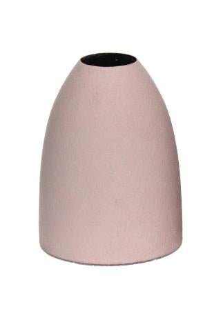 Vaso em metal rosa - pequeno - Incomum Oficial