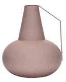 Vaso Jarra em metal rosa - Incomum Oficial