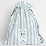 Saco de presente de Natal - Listras (pequeno) - Incomum Oficial