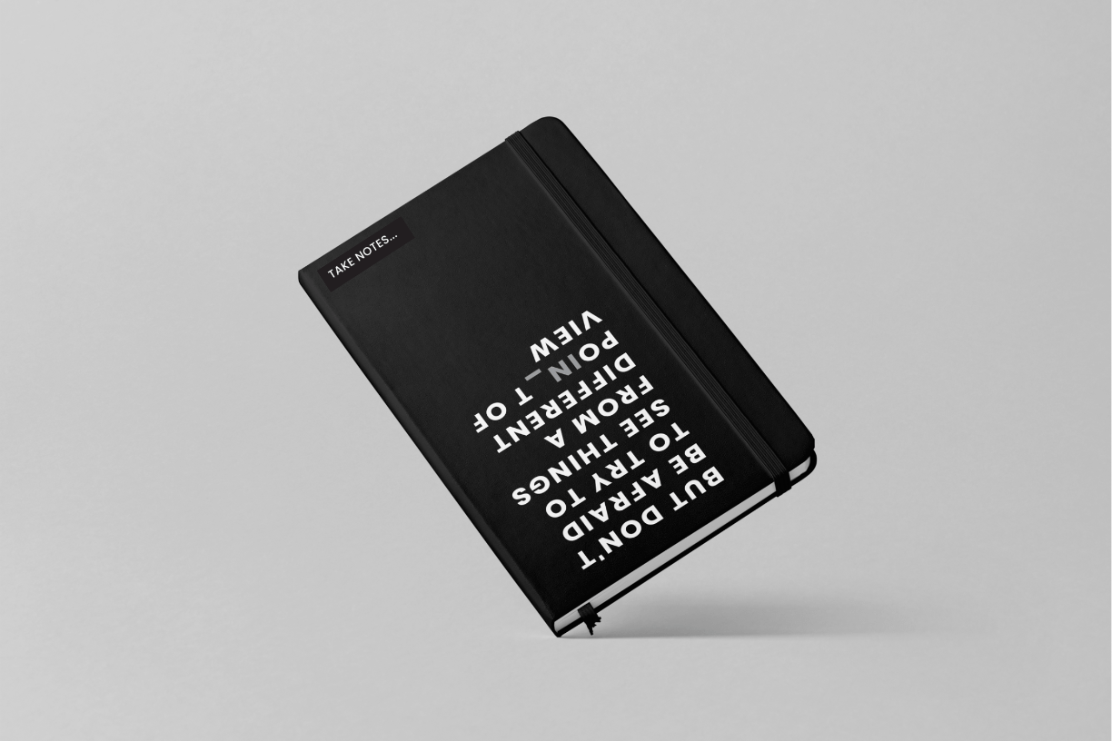 Caderno Take notes - capa dura - Incomum Oficial