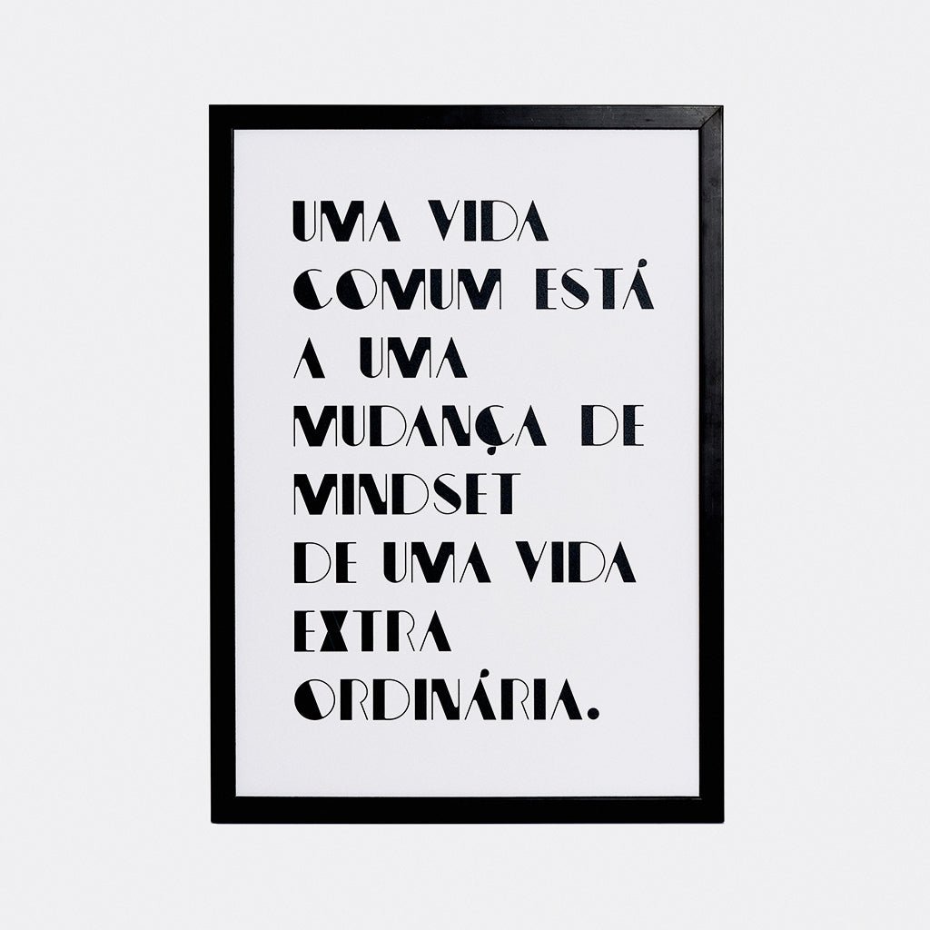 Mindset - quadro - Incomum Oficial