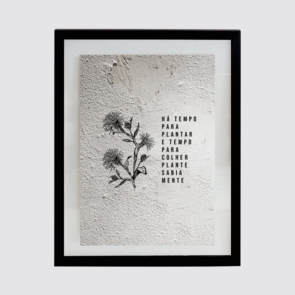 Quadro Muro - Flor - Incomum Oficial