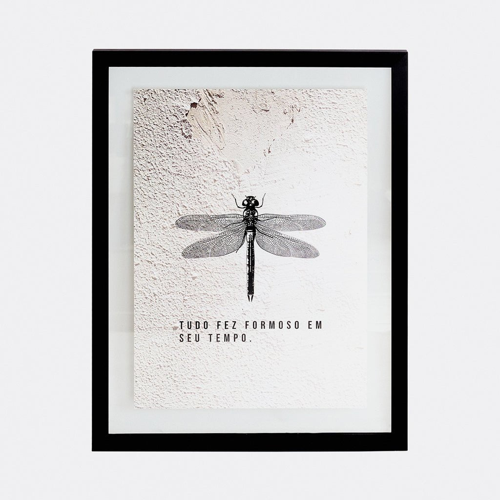 Quadro Muro - Libélula - Incomum Oficial