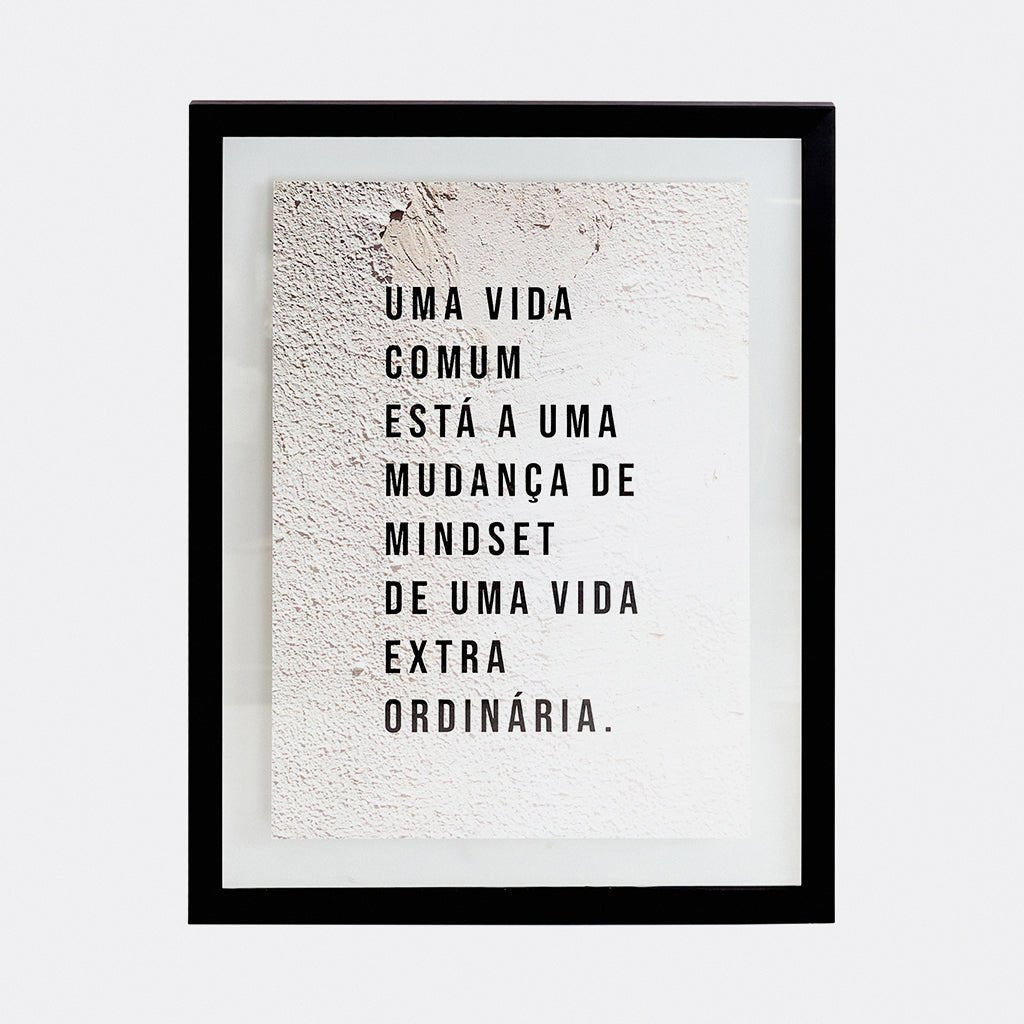 Quadro Muro - Mindset - Incomum Oficial