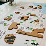 Quebra cabeça infantil - festa Panda - Incomum Oficial