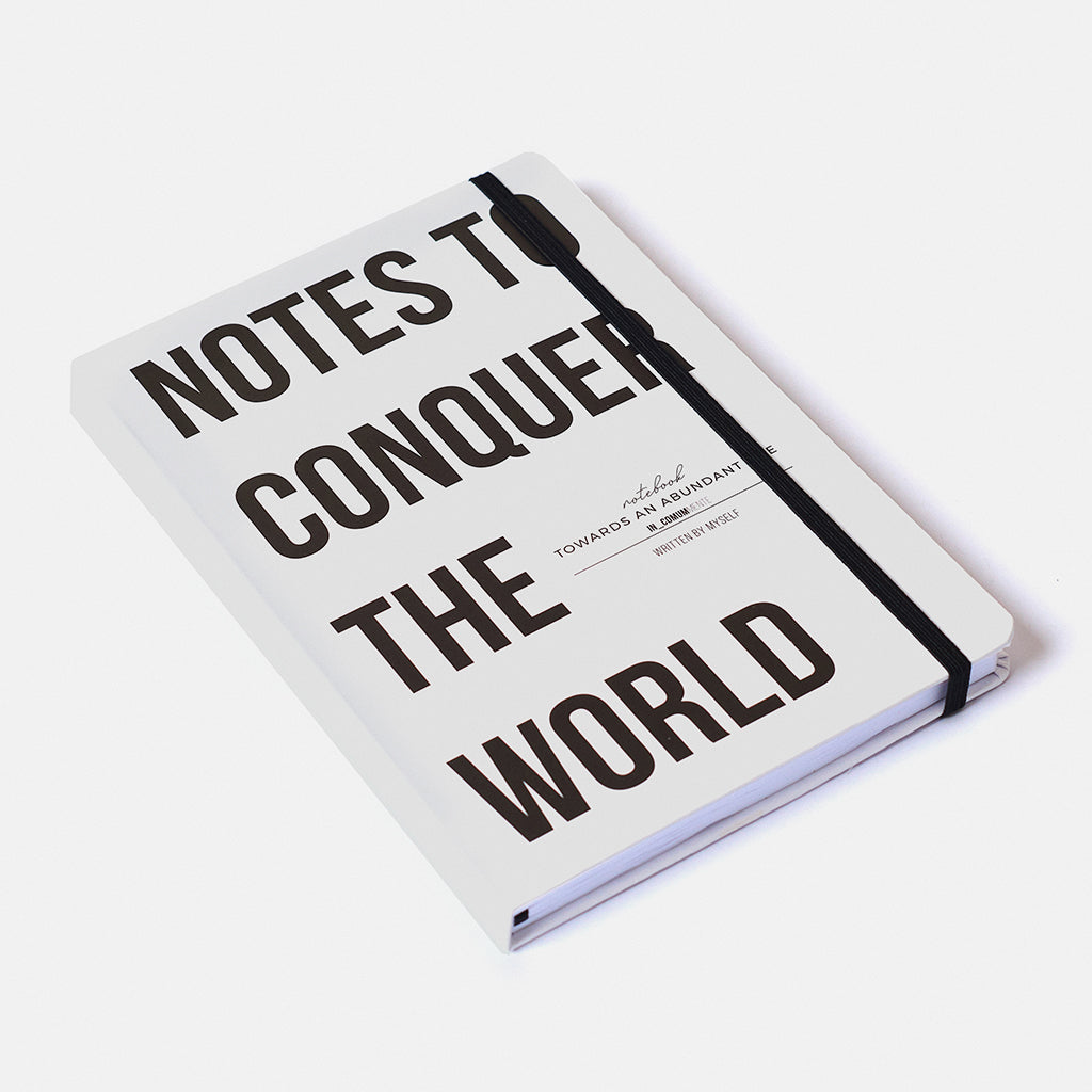 Caderno Conquer the world - capa dura