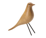 Pássaro - escultura em madeira e polirresina