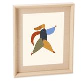 Porta - retrato em linho - G (20x25 cm) - Incomum Oficial