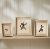 Porta - retrato em linho - P (10x15 cm) - Incomum Oficial