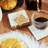 Jogo de porta - copos - ponto preto - 4 unidades - Incomum Oficial