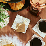 Jogo de porta - copos - ponto preto - 4 unidades - Incomum Oficial