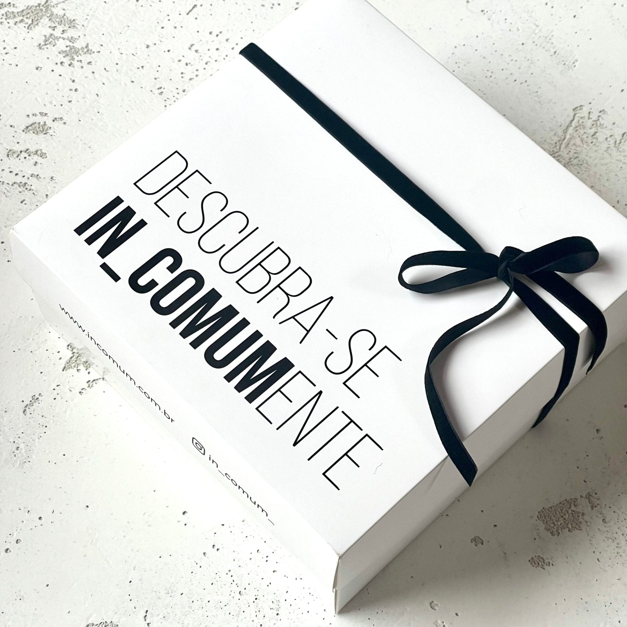 Caixa de presente para Kit Vela e Acendedor (vazia) - Incomum Oficial