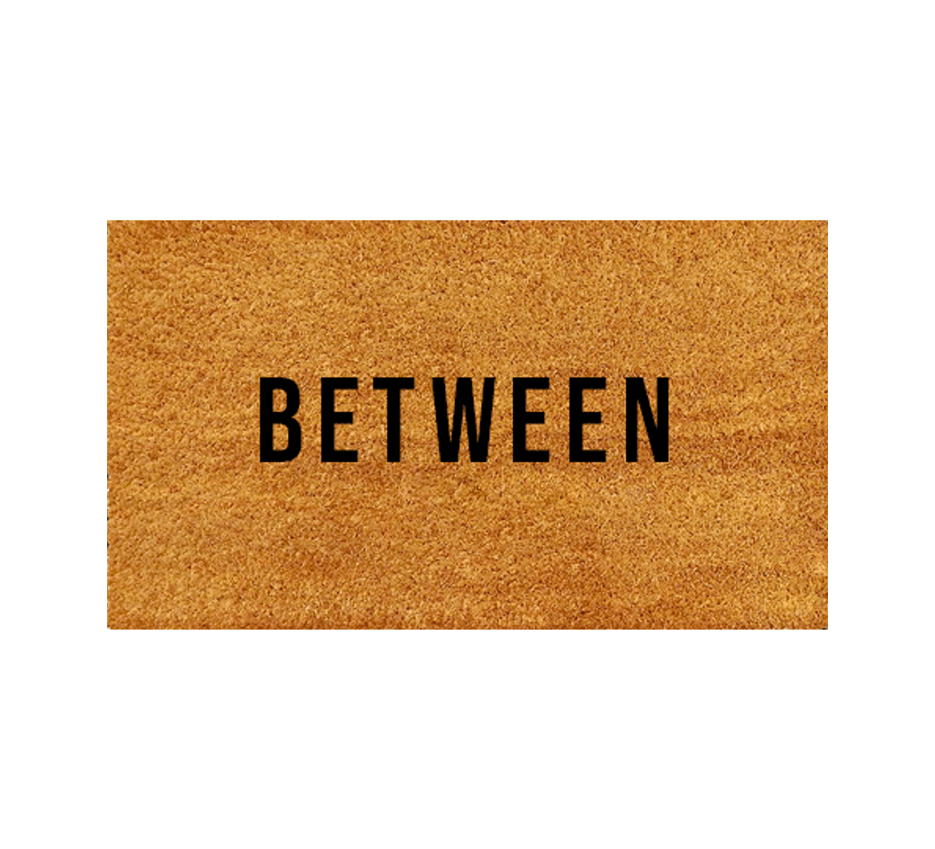 Capacho Between - Tapete de fibra de coco (70x40cm) - Incomum Oficial