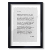 Quadro Meu amor - Incomum Oficial