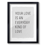 Quadro Kind of love - Incomum Oficial