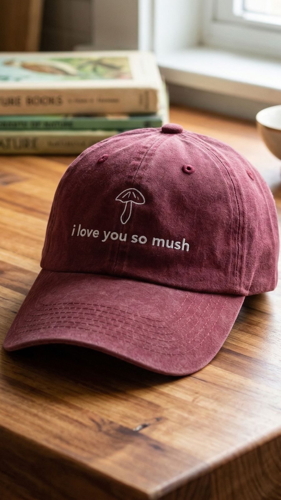 Boné I love you so mush - collab Mercearia Maravilha