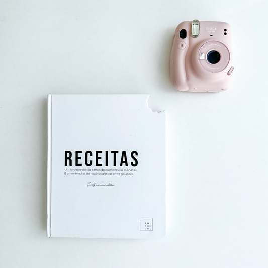 Kit Diário de Receitas - Memórias de Família + Instax mini 11