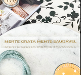 Barra decorativa em acrílico  - Mente grata, mente saudável