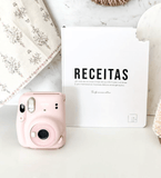 Kit Diário de Receitas - Memórias de Família + Instax mini 11 - Incomum Oficial