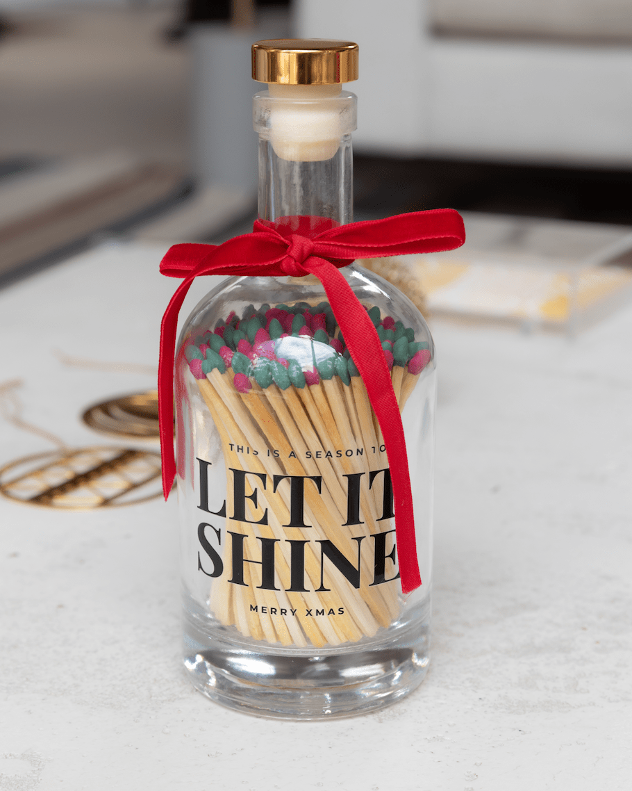 Acendedor de velas LET IT SHINE - Natal - Incomum Oficial