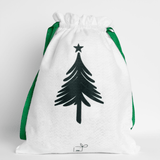 Saco de presente de Natal - Árvore (pequeno) - Incomum Oficial