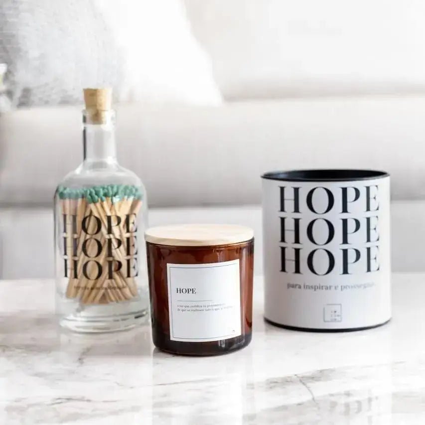 BOX HOPE by IN_COMUM - Vela e Acendedor - Incomum Oficial