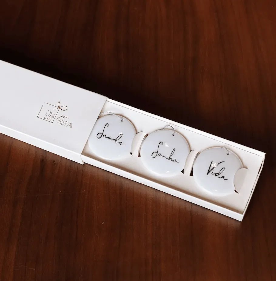 Kit pingentes - IN_COMUM por Nara Ota - Incomum Oficial