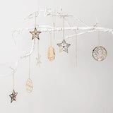 Trio de enfeites - Estrelas - IN_COMUM por Nara Ota - Incomum Oficial