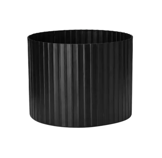 Cachepot em metal preto